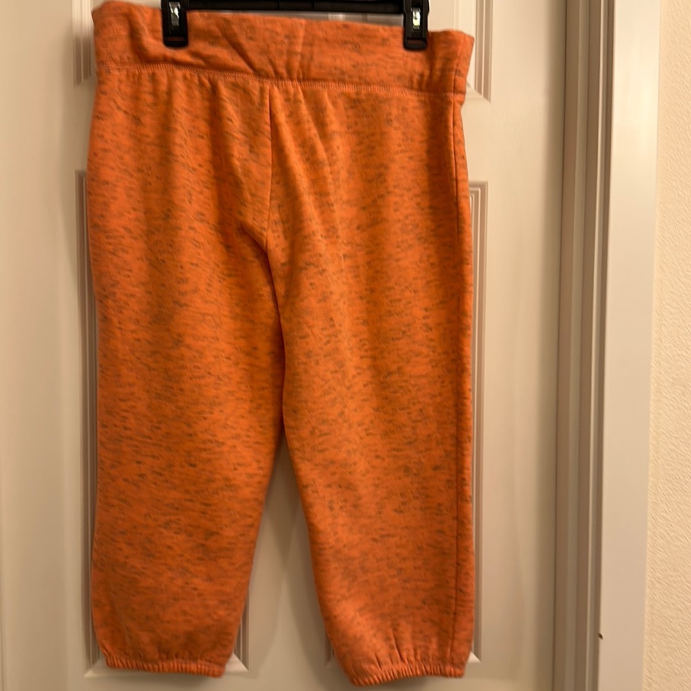 COPY - NWOT Calvin Klein Cotton Joggers Capri  Fold-over Waistband Medium - Picture 3 of 6